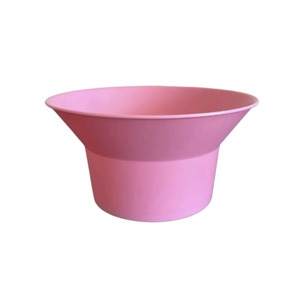 Oasis Pink Flare Bowl Designer Tray Flower Pot